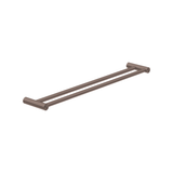 Nero New Mecca Double Towel Rail 600mm Brushed Bronze NR2324DBZ