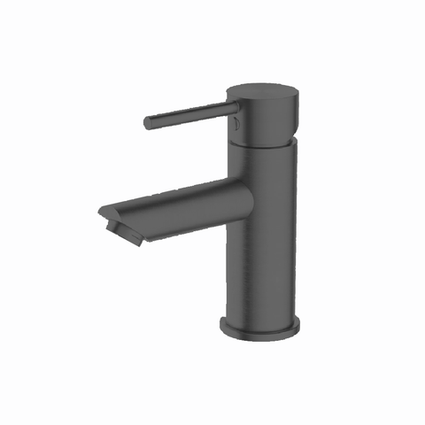 Nero Dolce Basin Mixer Straight Spout Gunmetal NR250802GM