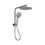 Nero Mecca 2 In 1 Twin Shower 250mm Overhead 3 Function Handset Chrome NR250805ECH