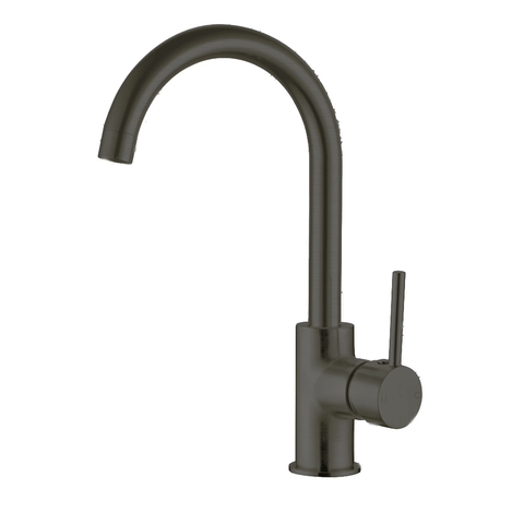 Nero Dolce Gooseneck Kitchen Mixer Gunmetal NR250807GM