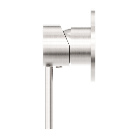 Amelie Royale Pin Wall Shower Mixer 80mm Round Plate (Trim Kit Only) Brushed Nickel BDO250811TBN