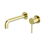 Amelie Royale Pin Wall Basin/Bath Mixer Separate Back Plate (Trim Kit Only) 185mm Brushed Gold BDO250810CTBG