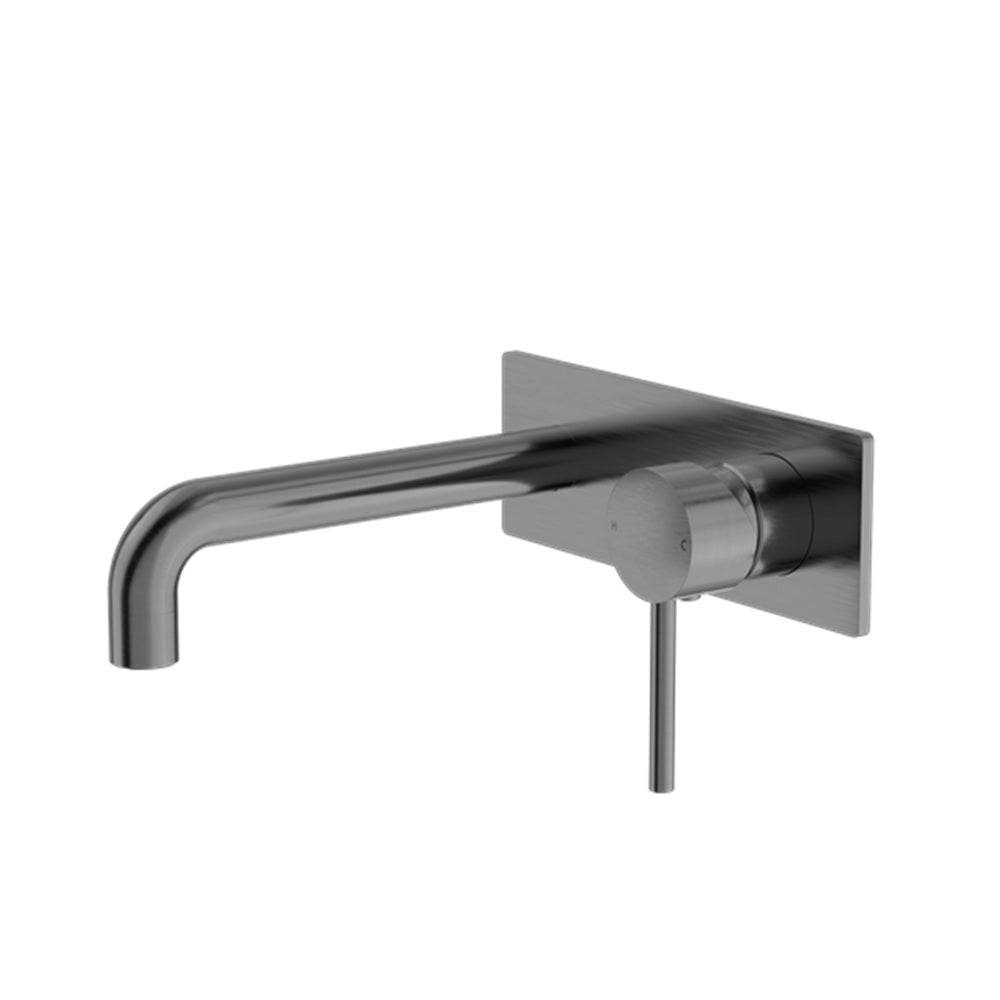 Amelie Royale Pin Wall Basin/Bath Mixer Rectangle Plate (Trim Kit Only) 185mm Gunmetal BDO250810BTGM