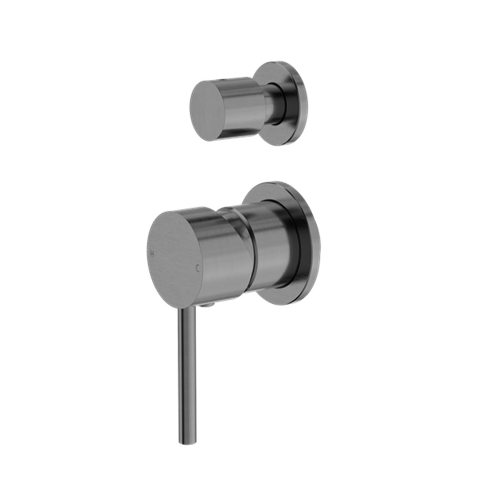 Amelie Royale Wall Mixer Divertor Pin Gun Metal (Full Kit) BDO250811EGM