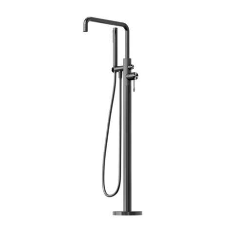 Nero Opal Freestanding Bath Mixer With Hand Shower Graphite NR251903AGR