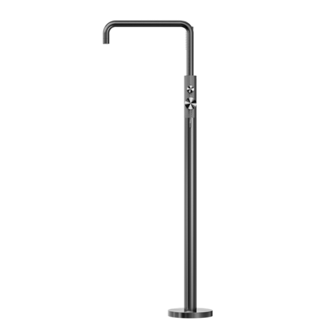 Nero Opal Freestanding Bath Mixer With Hand Shower Graphite NR251903AGR