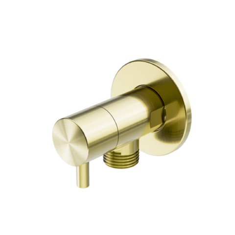 Nero Mini Cistern Stop 1/4 Turn Brushed Gold NR262109EBG