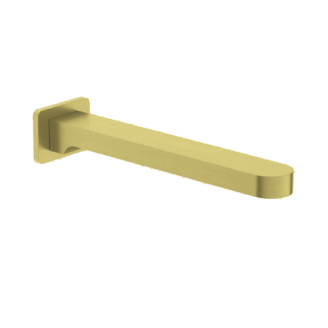 Nero Ecco Bath Spout 238mm Brushed Gold NR301303BG