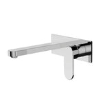 Amelie Royale Wall Basin/Bath Mixer Paddle with 187mm Spout Chrome (Full Kit) BDO301310ACH