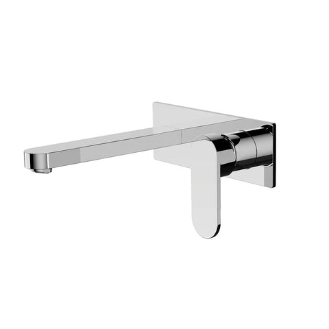 Amelie Royale Wall Basin/Bath Mixer Paddle with 187mm Spout Chrome (Full Kit) BDO301310ACH