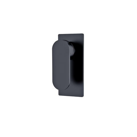 Amelie Royale Paddle Wall Shower Mixer Rectangle Plate (Trim Kit Only) Matte Black BDO301311TMB