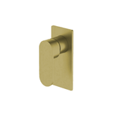 Nero Ecco Shower Mixer (Rectangle Plate) Trim Kits Only Brushed Gold NR301311TBG