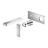 Nero Celia Wall Basin/Bath Mixer Uni Body Rectangle Plate (Trim Kit Only) Chrome NR301510ATCH