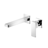 Nero Celia Wall Basin/Bath Mixer Uni Body Separate Plates Chrome NR301510BCH