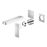 Nero Celia Wall Basin/Bath Mixer Uni Body Separate Plates (Trim Kit Only) Chrome NR301510BTCH