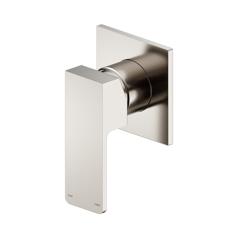 Nero Celia Shower Mixer Uni Body Square Plate Brushed Nickel NR301511BN