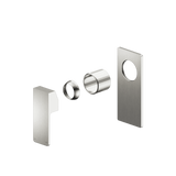 Nero Celia Shower Mixer Uni Body Rectangle Plate (Trim Kit Only) Brushed Nickel NR301511BTBN