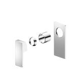 Nero Celia Shower Mixer Uni Body Rectangle Plate (Trim Kit Only) Chrome NR301511BTCH