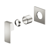 Nero Celia Shower Mixer Uni Body Square Plate (Trim Kit Only) Brushed Nickel NR301511TBN