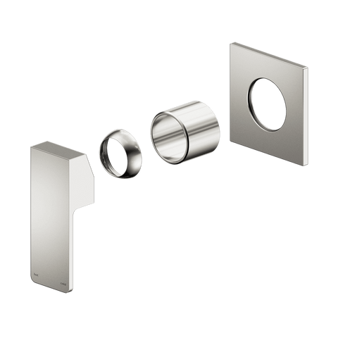 Nero Celia Shower Mixer Uni Body Square Plate (Trim Kit Only) Brushed Nickel NR301511TBN