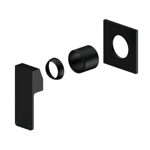 Nero Celia Shower Mixer Uni Body Square Plate (Trim Kit Only) Matte Black NR301511TMB