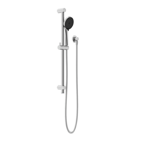 Nero Round Metal Shower Rail Chrome NR319CH