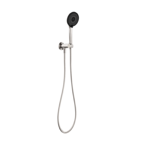 Nero Round Shower On Bracket Brushed Nickel NR320BN