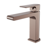 Nero Bianca Basin Mixer Straight Spout Brushed Bronze NR321502BZ