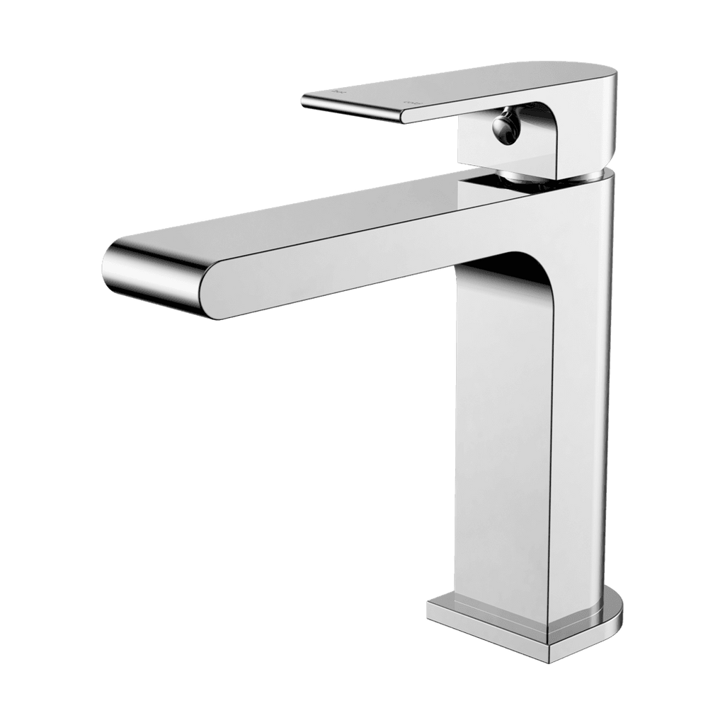 Nero Bianca Basin Mixer Straight Spout Chrome NR321502CH