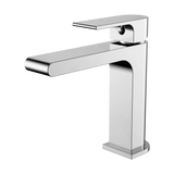 Nero Bianca Basin Mixer Straight Spout Chrome NR321502CH