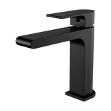 Nero Bianca Basin Mixer Straight Spout Matte Black NR321502MB