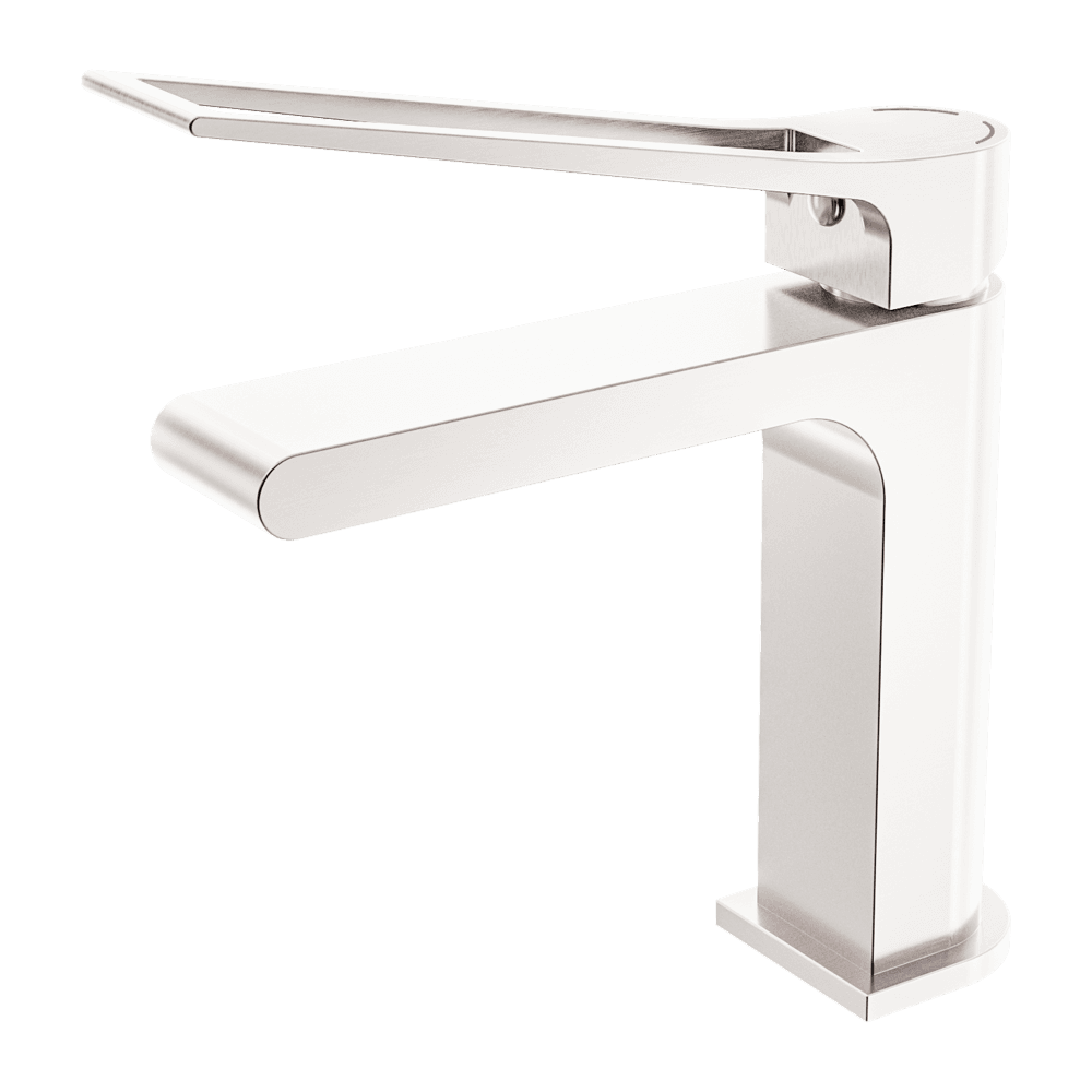 Nero Bianca Care Basin Mixer Brushed Nickel NR321502ABN