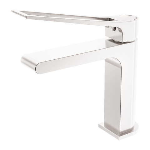 Nero Bianca Care Basin Mixer Brushed Nickel NR321502ABN