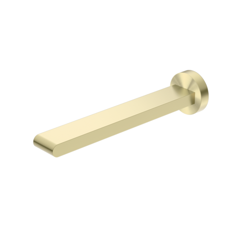 Nero Bianca Fixed Basin/Bath Spout 240mm Brushed Gold NR321503bBG