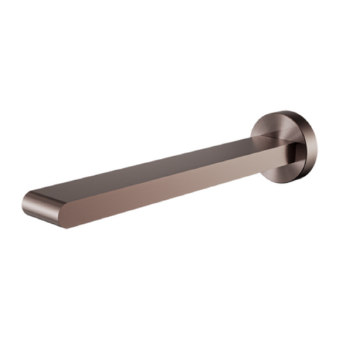 Nero Bianca Fixed Basin/Bath Spout 240mm Brushed Bronze NR321503BBZ