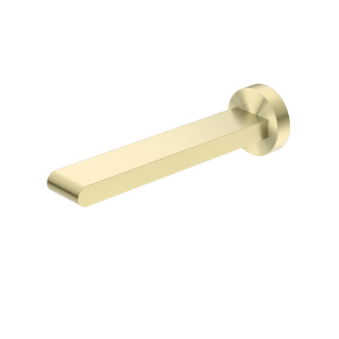 Nero Bianca Fixed Basin/Bath Spout 200mm Brushed Gold NR321503BG