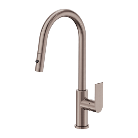 Nero Bianca Pull Out Sink Mixer w/Vegy Spray Function Brushed Bronze NR321508BZ