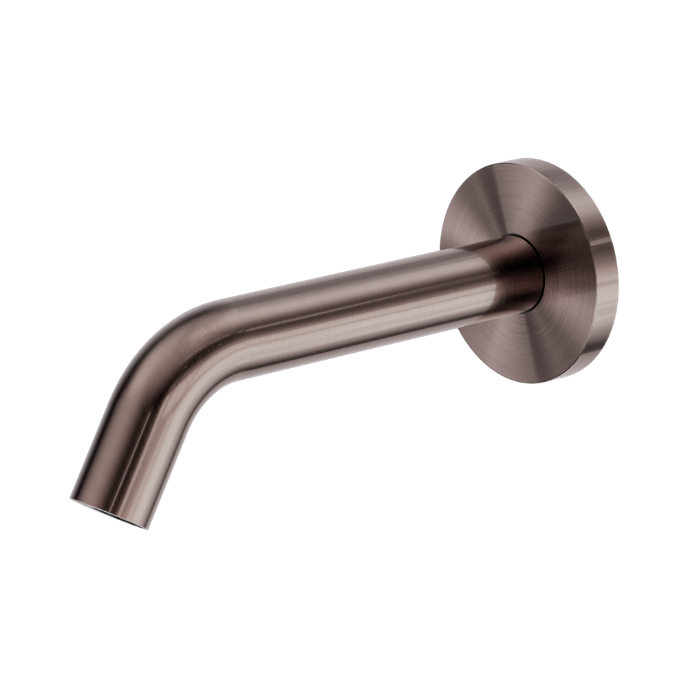 Nero Mecca Wall Mount Sensor Tap 80mm Plate Brushed Bronze NR405BZ