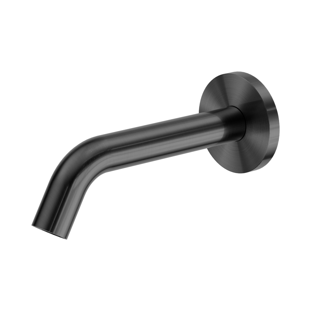 Nero Mecca Wall Mount Sensor Tap 80mm Plate Gunmetal NR405GM