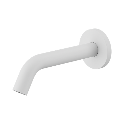 Nero Mecca Wall Mount Sensor Tap 80mm Plate Matte White NR405MW