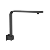 Amelie Royale Square Swivel Overhead Shower Arm 330mm Matte Black BDO505MB