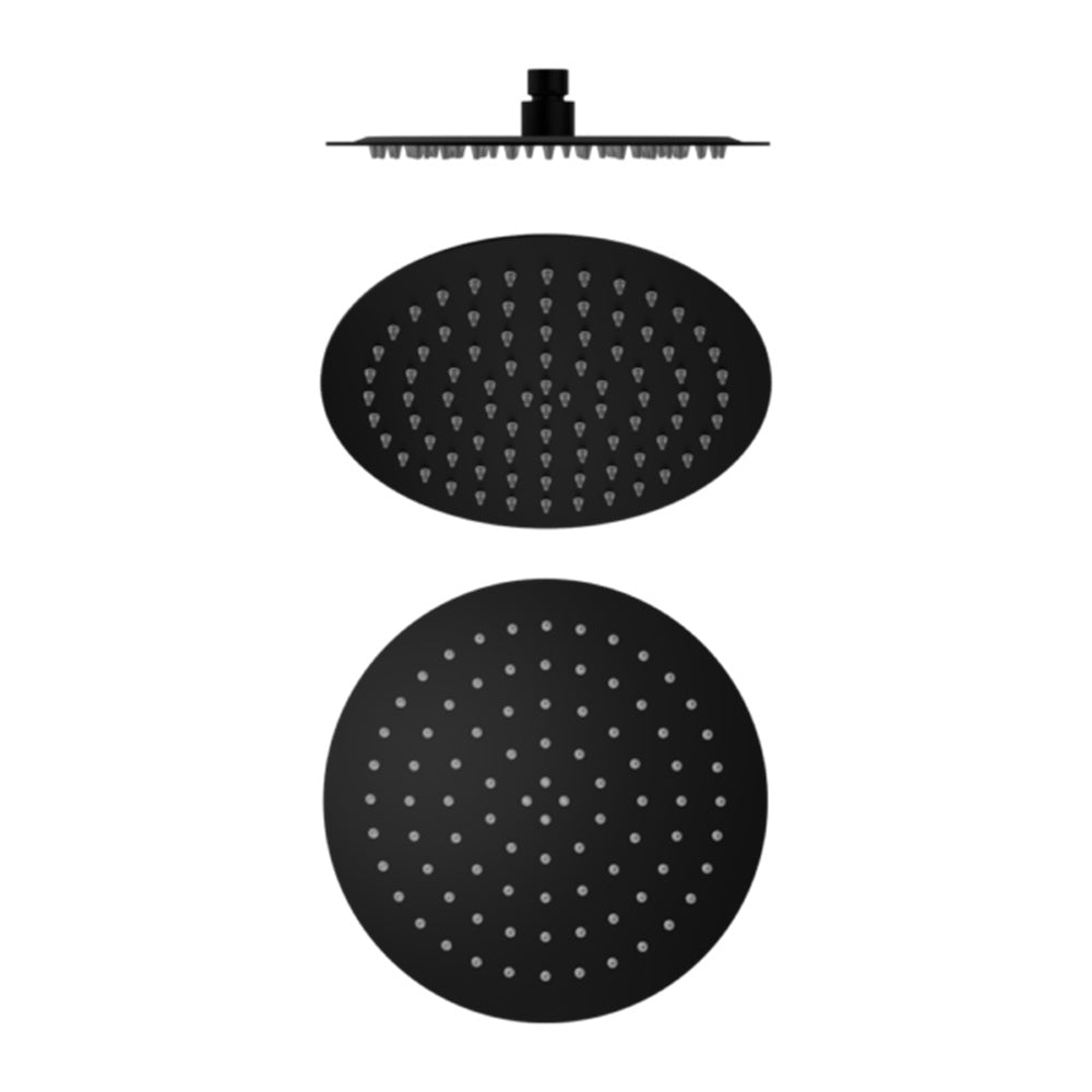 Amelie Royale Round Shower 250mm Matte Black BDO507036MB