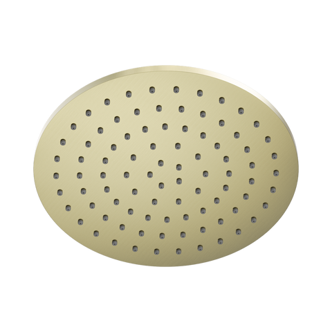 Nero Round 250mm 2 Shower Head Stainless Steel Brushed Gold NR507046BG
