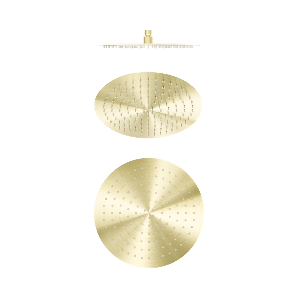 Nero Zen Round Shower Head 300mm Brushed Gold NR508041BG