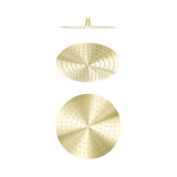 Nero Zen Round Shower Head 300mm Brushed Gold NR508041BG