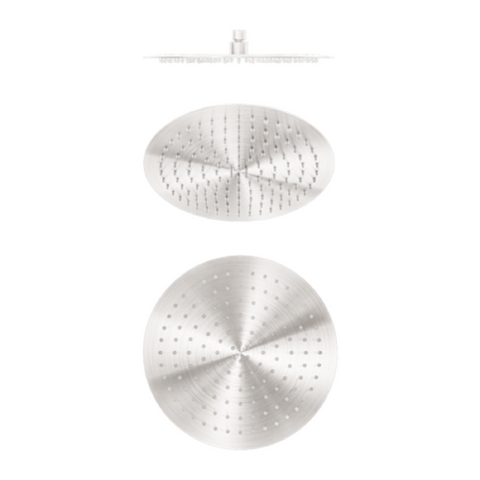 Nero Zen Round Shower Head 300mm Brushed Nickel NR508041BN