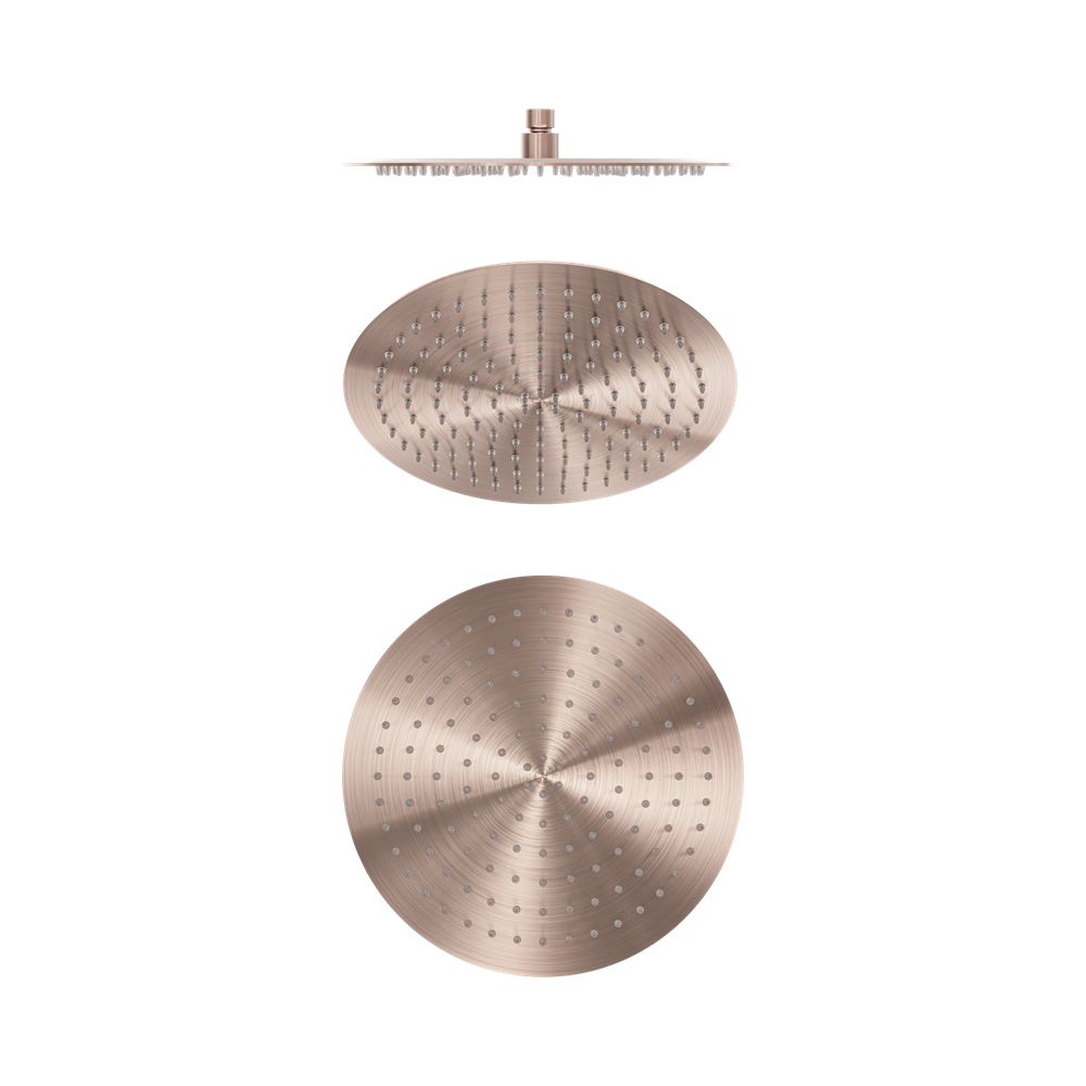 Nero Zen Round Shower Head 300mm Brushed Bronze NR508041BZ