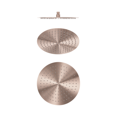 Nero Zen Round Shower Head 300mm Brushed Bronze NR508041BZ