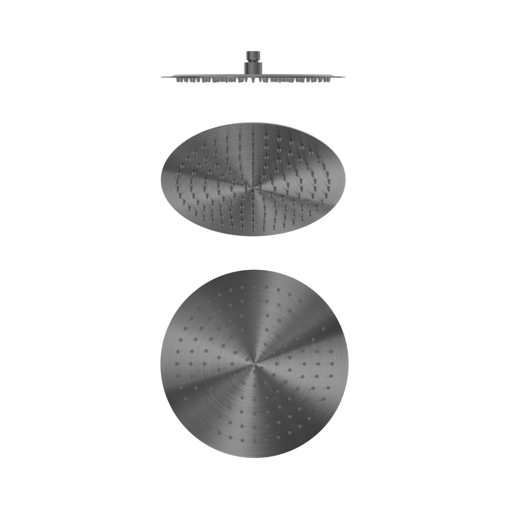 Nero Zen Round Shower Head 300mm Graphite NR508041GR