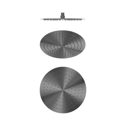 Nero Zen Round Shower Head 300mm Graphite NR508041GR